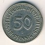50 Pfennig Germany 1950 KM# 109.1. Subida por Granotius
